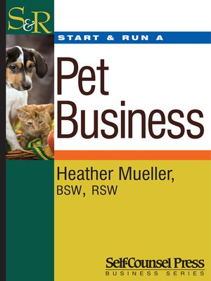 cover image of Start & Run a Pet Business